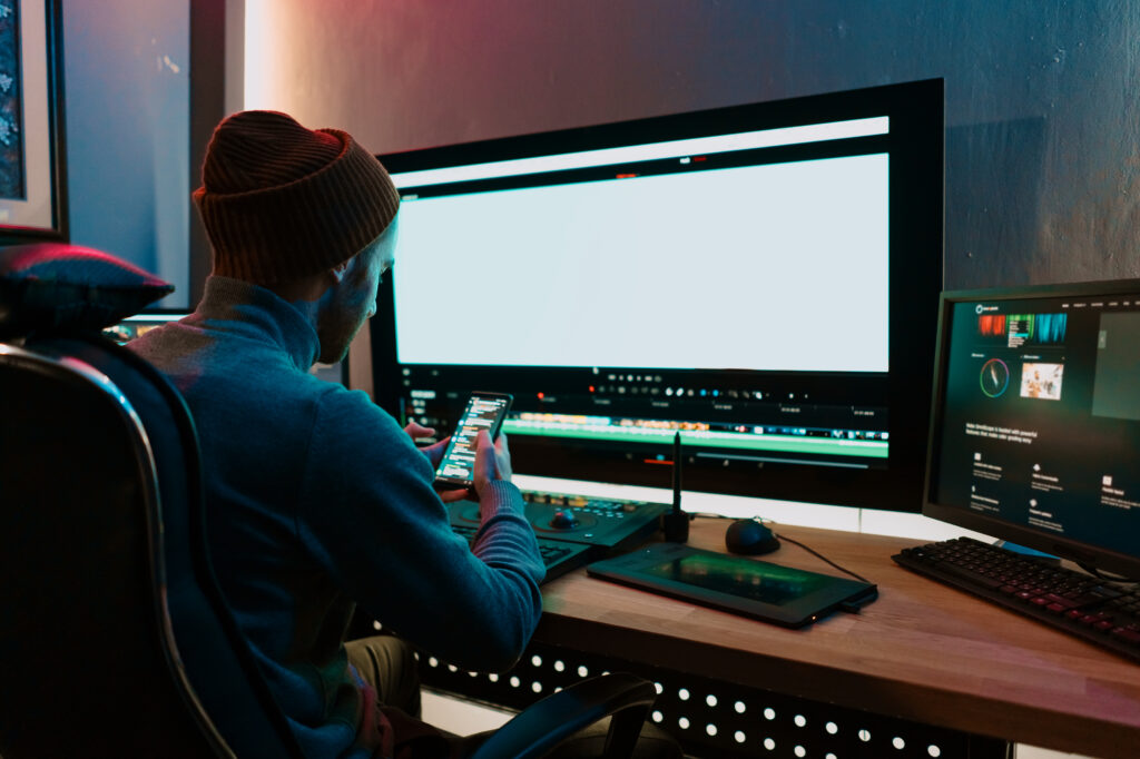 graphic designing and video editing
