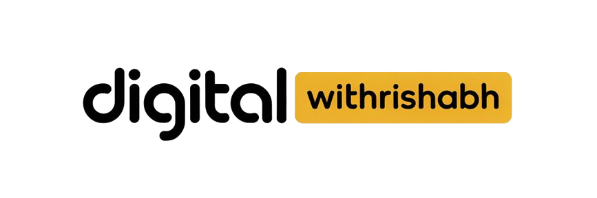 logo of digital with rishabh